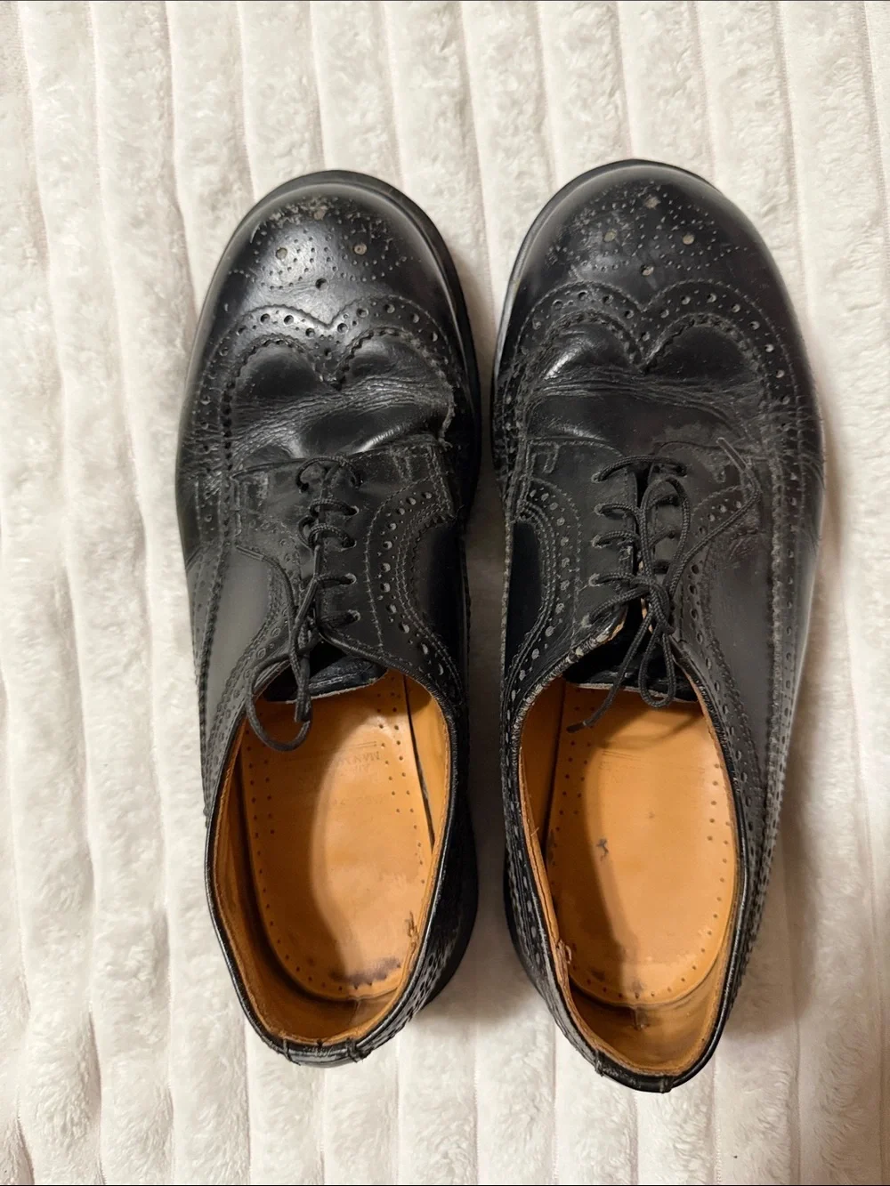 Dr. Martens leather wingtip